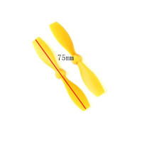 Bladed double 75 mm yellow