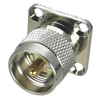 UHF-male-on the body flange
